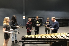 Mallet Clinic at LaPorte High School, May 2022 #1
