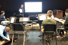 Percussion clinic, Hobart Middle School. April/2022